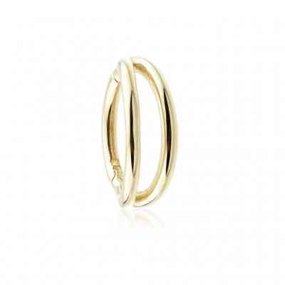 DOUBLE BAND CONCH RING GOLD