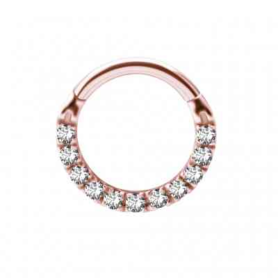 PAVÉ CLICKER S/S ROSE GOLD