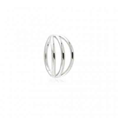 TRIPLE BAND CONCH RING TITANIUM