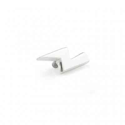 LIGHTENING BOLT WHITE GOLD