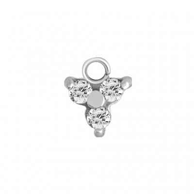 TRINITY CHARM FOR CLICKER RING S/S