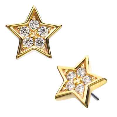 CLEAR SOLID STAR GOLD