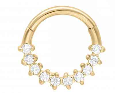 JEWELLED CLICKER GOLD PVD