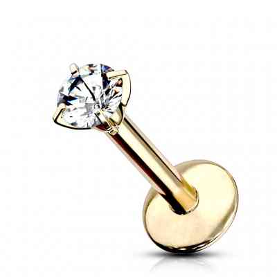 CLAWSET LABRET GOLD PVD