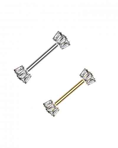 BAGUETTE FAN NIPPLE BAR