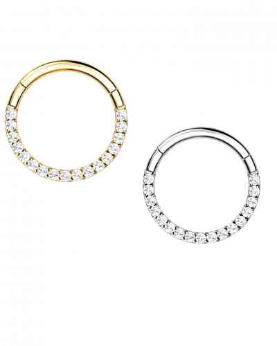 PAVÉ CLICKER TITANIUM