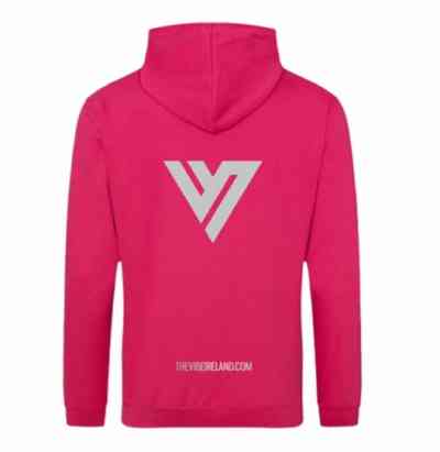 THE VIBE HODDIE IN HOT PINK