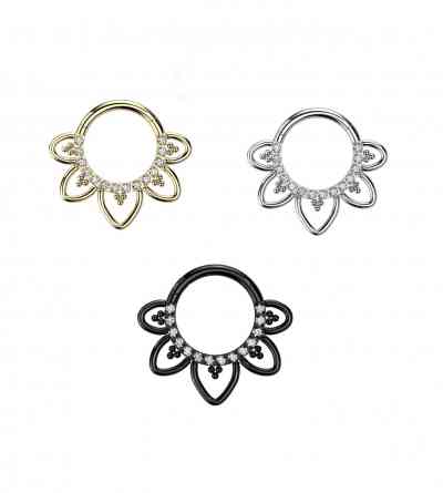 CZ FILIGREE PAVE HEART