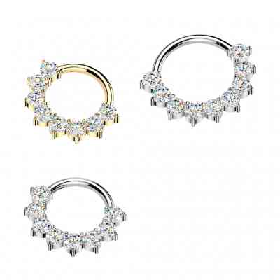 MOSSANITE TITANIUM RING