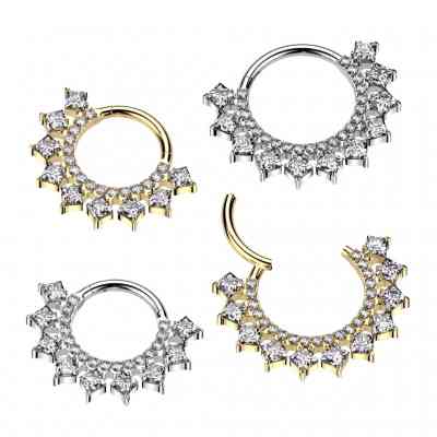 Forward Facing Prong Set CZ  Ring