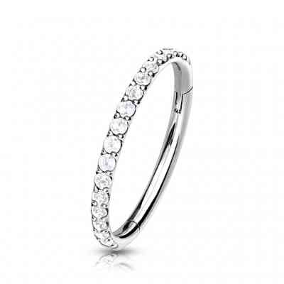 PAVÉ SET CONCH ETERNITY RING