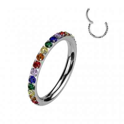 RAINBOW NOSE RING