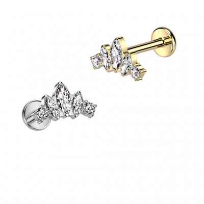 MARQUISE & ROUND CZ FAN